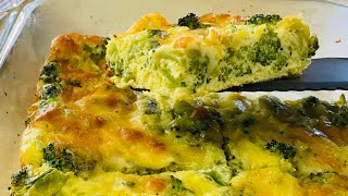 Crustless Broccoli Quiche Recipe  keto Recipe [upl. by Eceinwahs]