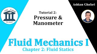 Fluid Mechanics Manometer Problems  Chapter 2 Fluid Statics  Tutorial 2 [upl. by Eikcuhc]