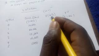 How to calculate the Net Present value NPV [upl. by Yeltsew]