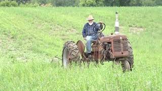 John Deere 37 Mower with Super C Farmall [upl. by Barthol]