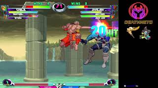 MvC2 Dhalsim 100 unfly infinite wall carry loop from Iron Man repulsor assist Inferno xx HSF KO [upl. by Eceinart881]