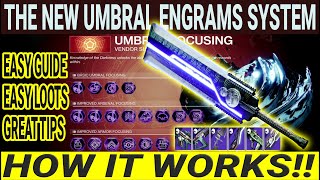 Destiny 2 How To Use The New Umbral Engrams System In Season Of Arrivals Loot Table Overview [upl. by Yevre]