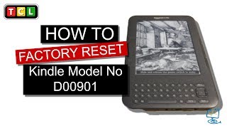 Factory reset Kindle model No D00901 [upl. by Wilhelmine]