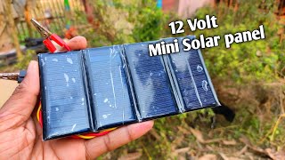 12 Volt Mini Solar panel 😯 [upl. by Nimaynib]