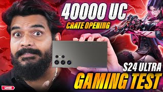 10k LIKES 40000 UC Ultimate Set Crate Opening  Samsung S24 Ultra BGMI Test  PRASADTECHINTELUGU [upl. by Keil]