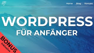 WordPress Website Erstellen  EINFACHSTES Tutorial in 3 Schritten [upl. by Gordon]