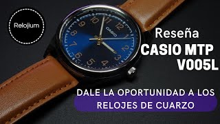 Un reloj con gran calidadprecio Reseña de Reloj Casio MTPV005L [upl. by Haymes344]