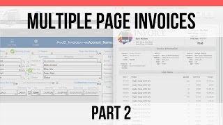 MultiPage Invoices in FileMaker  FileMaker Pro 15 Videos  FileMaker 15 Training [upl. by Jake453]