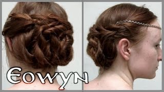 Lord of the Rings Hair  Eowyn Funeral Updo [upl. by Baese]