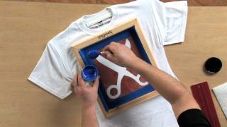 How to Screen Print Using the Drawing Fluid Technique [upl. by Tesler]