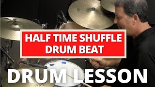 Halftime Shuffle Drum Beat  Purdie Shuffle [upl. by Lanae493]