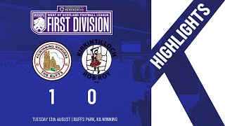 HIGHLIGHTS Kilwinning Rangers 10 Kirkintilloch Rob Roy [upl. by Adlihtam]