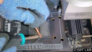 Aorus B650M AM5 Motherboard Socket Replacement [upl. by Silverstein]