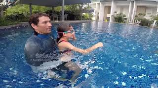 SWIM FASTER Front CRAWL relax your shoulders elbows and hands Freestyle surf tips [upl. by Klemm]