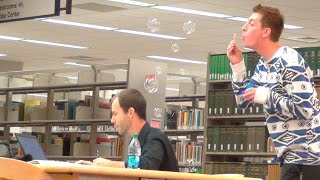 Blowing Bubbles on People Extras [upl. by Arahsit971]