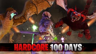 I Survived 100 Days on Scorched Earth during Fear Evolved  Hardcore ARK Survival Evolved [upl. by Signe]