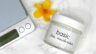 How to Formulate a Simple Face Moisturizer For Beginners [upl. by Rats379]