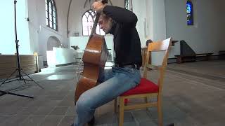 Karl Friedricht Abel viola da gamba d minor allegro Oct 2023 Ralph Rousseau [upl. by Aicina]