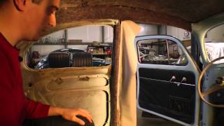 Classic VW BuGs How to Install Volks MultiPiece Beetle Headliner Pt3 of 6 [upl. by Eldwon701]