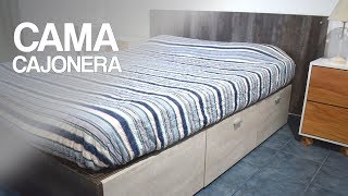 COMO HACER CAMA CAJONERA  PROYECTO MUEBLE  By Faplac [upl. by Docila]