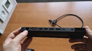 HP EliteZbook Thunderbolt 3 Dock HSTNNCX01 review [upl. by Ffilc]