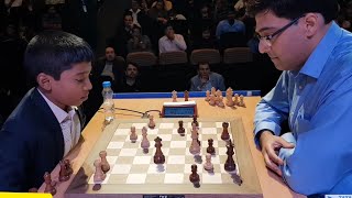 Sicilian Defense Najdorf Variation  Praggnanadhaa 🆚 Vishwanathan Anand [upl. by Innaig]