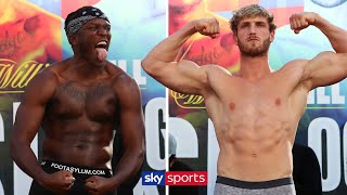 KSI vs LOGAN PAUL 2  LIVE WEIGH IN 🥊 [upl. by Amsirak]