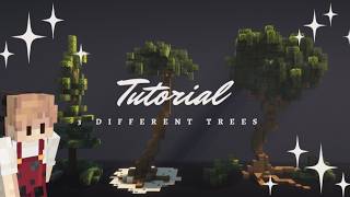 Minecraft Tree Masterclass  Learn to Build 3 Different Trees [upl. by Halyhs]