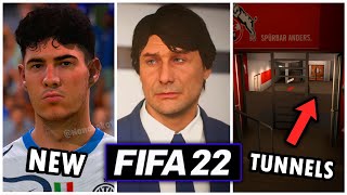 FIFA 22  NEWS  NEW Faces Managers UPDATE Stadium DETAILS NEW Celebration amp More [upl. by Winser]