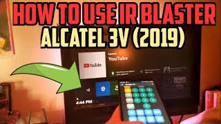 Alcatel 3V 2019 How To Use the IR BLASTER [upl. by Filomena]