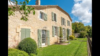 High quality property in Bastide village with pyrenees views [upl. by Elrem]