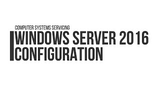 WINDOWS SERVER 2016  CLIENT CONFIGURATION [upl. by Ihcur]