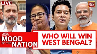 LIVE Who Will Win West Bengal 2024 Lok Sabha Polls  India Today Live  Mood Of The Nation Live [upl. by Enitsahc]