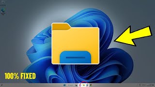 Fix File Explorer Not Opening in Windows 11  How To Solve file explorer wont open on windows 11 ✅ [upl. by Auhesoj]