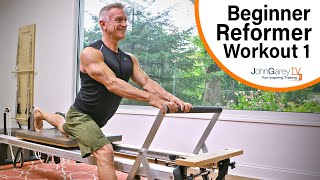 Beginner Pilates Reformer Workout 1  15 minutes [upl. by Sammie]