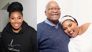 Laconco and Jacob Zuma spark romance rumours again [upl. by Aicirpac]