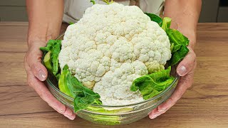 Blumenkohl schmeckt besser als Fleisch Dieses Rezept von Oma hat alle fassungslos gemacht [upl. by Anirbys574]