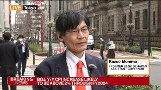 BOJ Wont Rush Into Further Rate Hikes Former Official Momma Says [upl. by Olihs96]