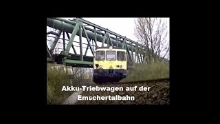 Emschertalbahn mit ETA  Akkutriebwagen zwischen Dortmund und WanneEickel [upl. by Letsyrc]