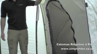 Coleman Ridgeline 4 Plus  wwwsimplyhikecouk [upl. by Ellatnahc]