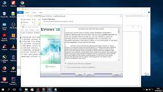 cara instal eviews 10 [upl. by Anhpad]