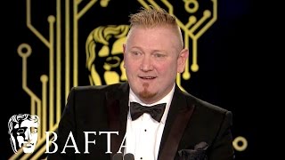 Until Dawn wins Original Property  BAFTA Games Awards 2016 [upl. by Neik]