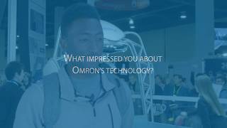 OMRON at CES 2018 Visitors react to our technology [upl. by Parlin]