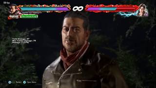 TEKKEN 7  Negan Combos  Easy Peasy Lemon Squeezy [upl. by Northrup]