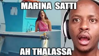 Marina Satti REACTION  Ah THALASSA Official Music Video [upl. by Augustin]