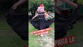 Así nos Vestimos la fiesta Mexicana fiestamexicana vivamexico entretenimiento humor comedia [upl. by Areem]