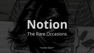 Notion  The Rare Occasions  Sub español  lyrics [upl. by Aneral]