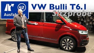 Weltpremiere Volkswagen T61 Multivan  Transporter Sitzprobe kein Test Debut  Ausfahrttv [upl. by Madra]