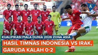 Hasil Timnas Indonesia Vs Irak 02 Dihukum Dua Penalti Garuda Kalah [upl. by Orpha]