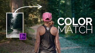 🎨 EDITAR el COLOR de un VIDEO AUTOMÁTICAMENTE en Adobe PREMIERE PRO Color Match [upl. by Lowrie]